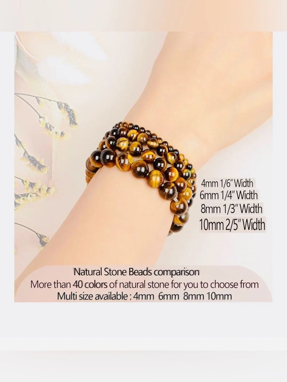 India Agate stability, Balance & Courage Bracelet handmade stretch